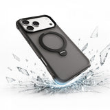 Apple iPhone 18 Pro Max Kılıf M-safe Şarj Özellikli Standlı Lenyes Eclat Kapak