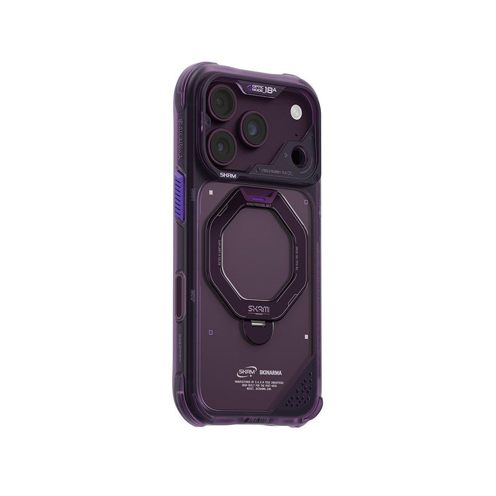 Apple iPhone 18 Pro Max Kılıf M-safe Şarj Özellikli Standlı Skinarma Saturn Kapak