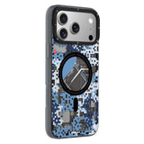 Apple iPhone 18 Pro Max Kılıf M-Safe Şarj Özellikli Youngkit Camouflage Sykell Serisi Kapak