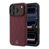 Apple iPhone 18 Pro Max Kılıf Mercedes Benz Orjinal Lisanslı M-safe Şarj Özellikli 3D Metal Logolu Crossed Lines Kapak