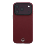 Apple iPhone 18 Pro Max Kılıf Mercedes Benz Orjinal Lisanslı M-safe Şarj Özellikli 3D Metal Logolu Crossed Lines Kapak