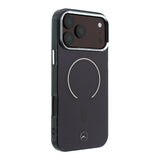 Apple iPhone 18 Pro Max Kılıf Mercedes Benz Orjinal Lisanslı M-safe Şarj Özellikli Saydam Yüzey İkonik 3D Metal Logolu Kapak