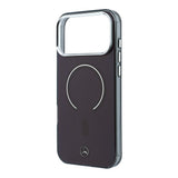 Apple iPhone 18 Pro Max Kılıf Mercedes Benz Orjinal Lisanslı M-safe Şarj Özellikli Saydam Yüzey İkonik 3D Metal Logolu Kapak