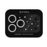 Apple iPhone 18 Pro Wiwu Magic Merry Shimmer Serisi Taşlı Kamera Lens Koruyucu