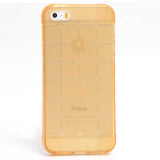 Apple iPhone 5 Kılıf Zore Kare Kabartmalı Silikon