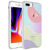 Apple iPhone 7 Plus Kılıf Airbag Kenarlı Renkli Desenli Silikon Zore Elegans Kapak