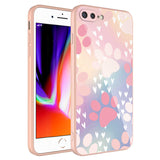 Apple iPhone 7 Plus Kılıf Kamera Korumalı Desenli Sert Silikon Zore Epoksi Kapak