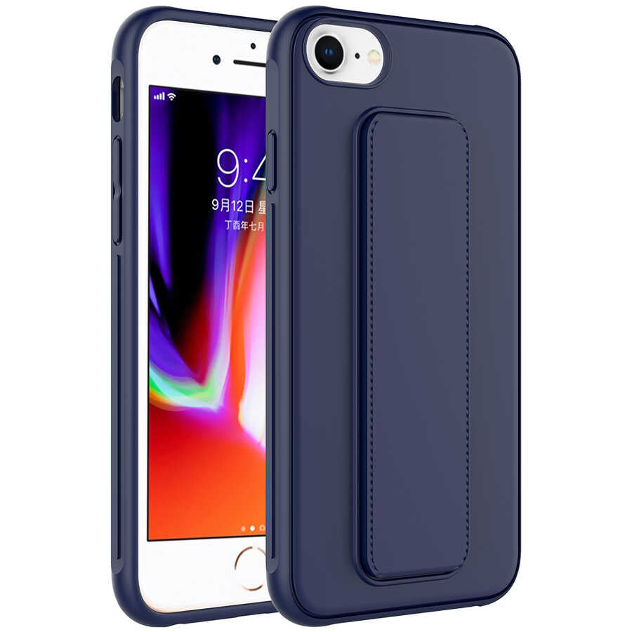 Apple iPhone 8 Kılıf Zore Qstand Kapak