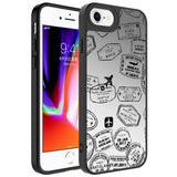 Apple iPhone 8 Plus Kılıf Aynalı Desenli Kamera Korumalı Parlak Zore Mirror Kapak