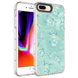 Apple iPhone 8 Plus Kılıf Kamera Korumalı Renkli Desenli Sert Silikon Zore Korn Kapak
