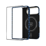 Apple iPhone Duo Benks ArmorAir ArmorGrid Grand Combo Üçlü Aksesuar Seti (Ön Arka Kevlar Karbon Kapak + Ekran Koruyucu)
