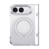 Apple iPhone Duo (Fold) Kılıf M-safe Şarj Özellikli Raptic Air Stand Serisi Aynalı Arka Yüzey Standlı Kapak
