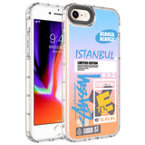 Apple iPhone SE 2020 Kılıf Kamera Korumalı Renkli Desenli Sert Silikon Zore Korn Kapak