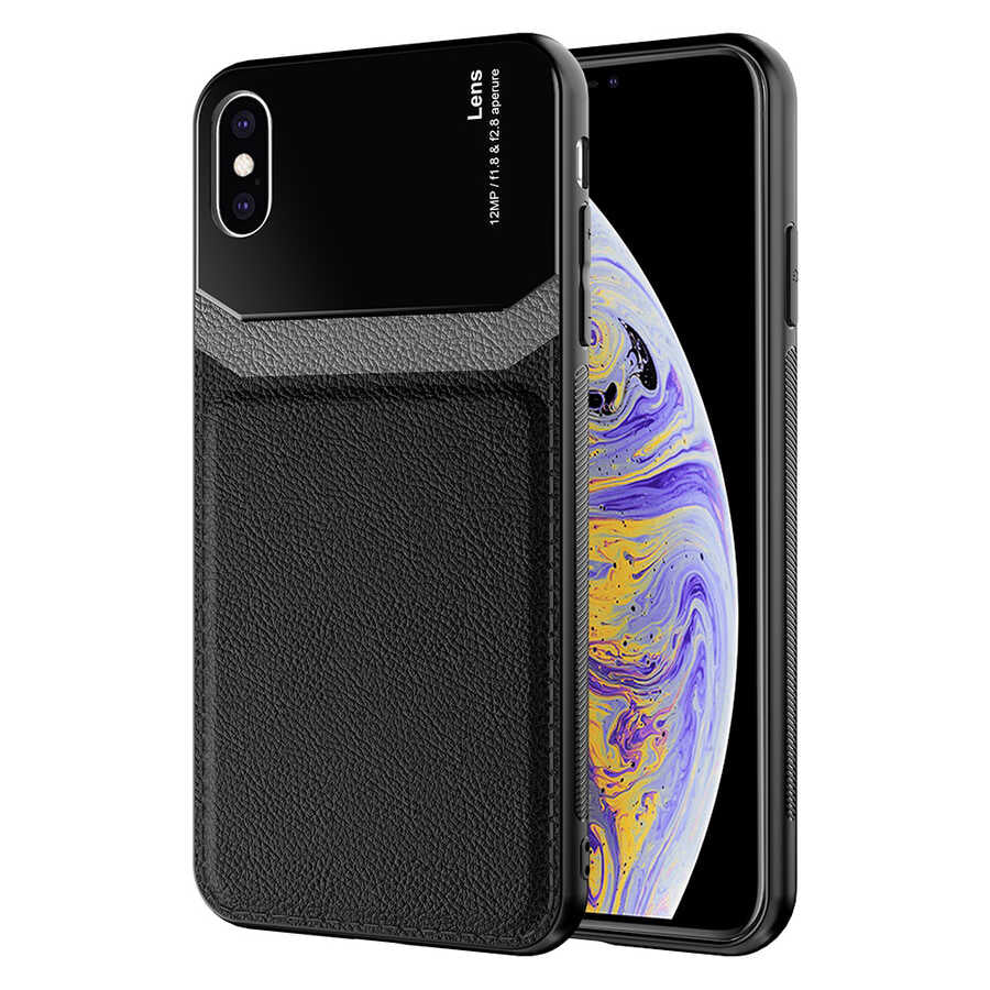 Apple iPhone X Kılıf Zore Emiks Kapak