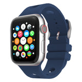 Apple Watch 10 42mm Delikli Tasarım Zore KRD-147 Silikon Kordon