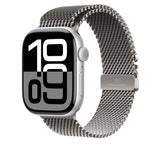 Apple Watch 10 46mm Zore KRD-100 Titanyum Hasır Kordon