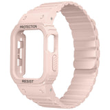 Apple Watch 10 46mm Zore KRD-142 Airbag Tasarımlı Kasa Koruyuculu Silikon Kordon