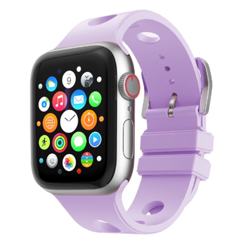 Apple Watch 38mm Delikli Tasarım Zore KRD-147 Silikon Kordon
