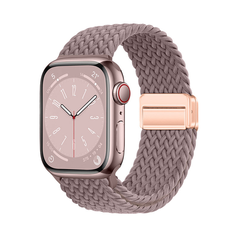 Apple Watch 38mm Zore KRD-134 Örgü Tasarımlı Hasır Kordon Strap Kayış