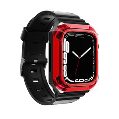 Apple Watch 40mm Zore KRD-88 Sert PC Kasa Koruyuculu Silikon Kordon