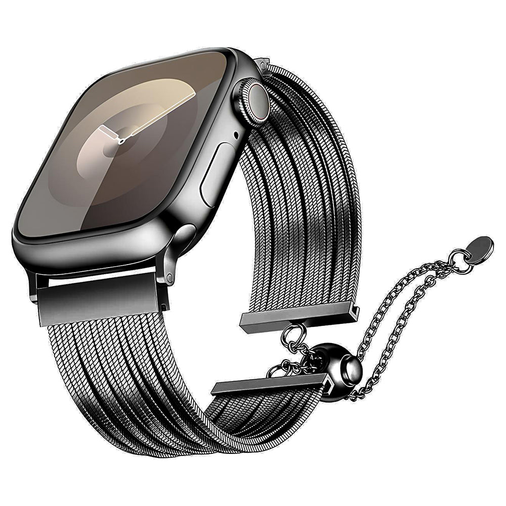 Apple Watch 42mm Zore KRD-137 Metal Hasır Kordon