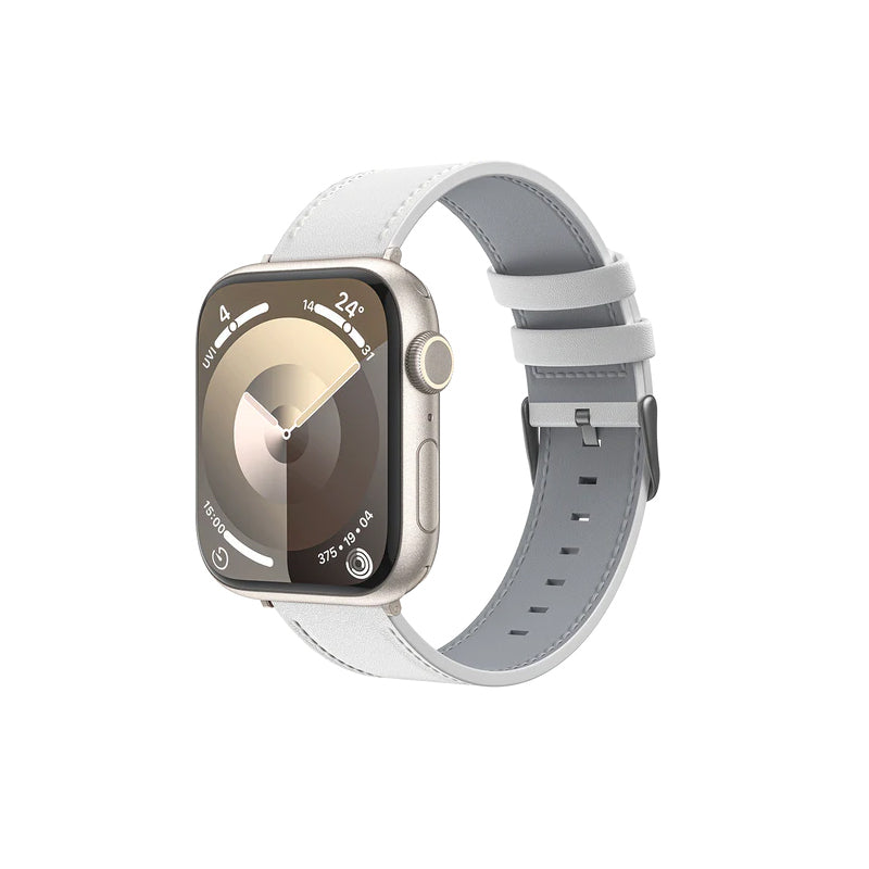 Apple Watch 44mm Benks Vintage Genuine Leather Serisi Deri Kordon Strap Kayış
