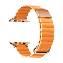 Apple Watch 44mm KRD-78 PU Deri Kordon Strap Kayış