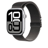 Apple Watch 44mm Zore KRD-100 Titanyum Hasır Kordon