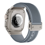 Apple Watch 44mm Zore KRD-113 Spor Görünümlü Silikon Kordon