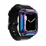Apple Watch 44mm Zore KRD-88 Sert PC Kasa Koruyuculu Silikon Kordon