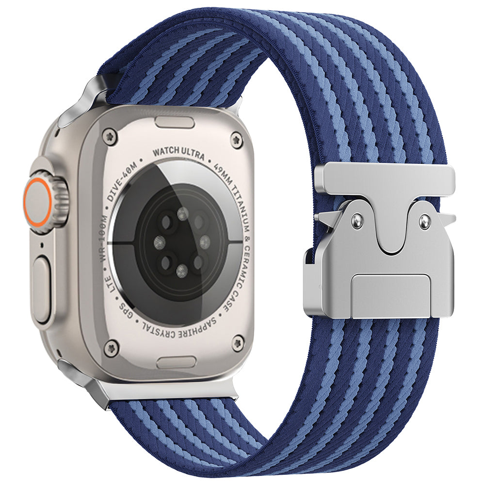 Apple Watch 49mm Zore KRD-133 Naylon Kumaş Hasır Örgülü Kordon