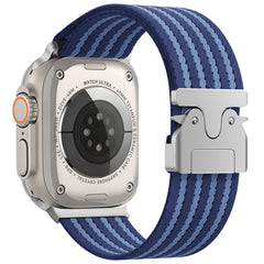 Apple Watch 49mm Zore KRD-133 Naylon Kumaş Hasır Örgülü Kordon