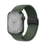 Apple Watch 7 41mm Zore KRD-134 Örgü Tasarımlı Hasır Kordon Strap Kayış