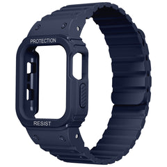 Apple Watch 7 41mm Zore KRD-142 Airbag Tasarımlı Kasa Koruyuculu Silikon Kordon