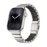 Apple Watch 7 41mm Zore KRD-149 Metal Silikon Kordon
