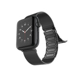 Apple Watch 7 45mm Raptic Classic Plus Serisi Magnetik Metal Hasır Kordon