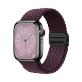 Apple Watch 7 45mm Zore KRD-134 Örgü Tasarımlı Hasır Kordon Strap Kayış