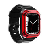 Apple Watch 7 45mm Zore KRD-88 Sert PC Kasa Koruyuculu Silikon Kordon