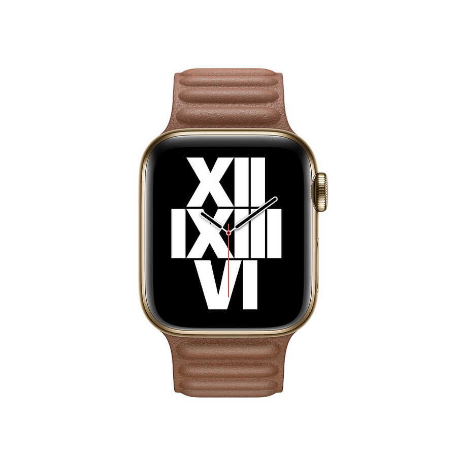 Apple Watch Ultra 49mm Kordon KRD-34 Deri Strap Kayış