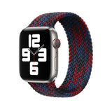 Apple Watch Ultra 49mm Kordon Wiwu Braided Solo Loop Contrast Color Large Strap Kayış