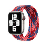 Apple Watch Ultra 49mm Kordon Wiwu Braided Solo Loop Contrast Color Small Strap Kayış