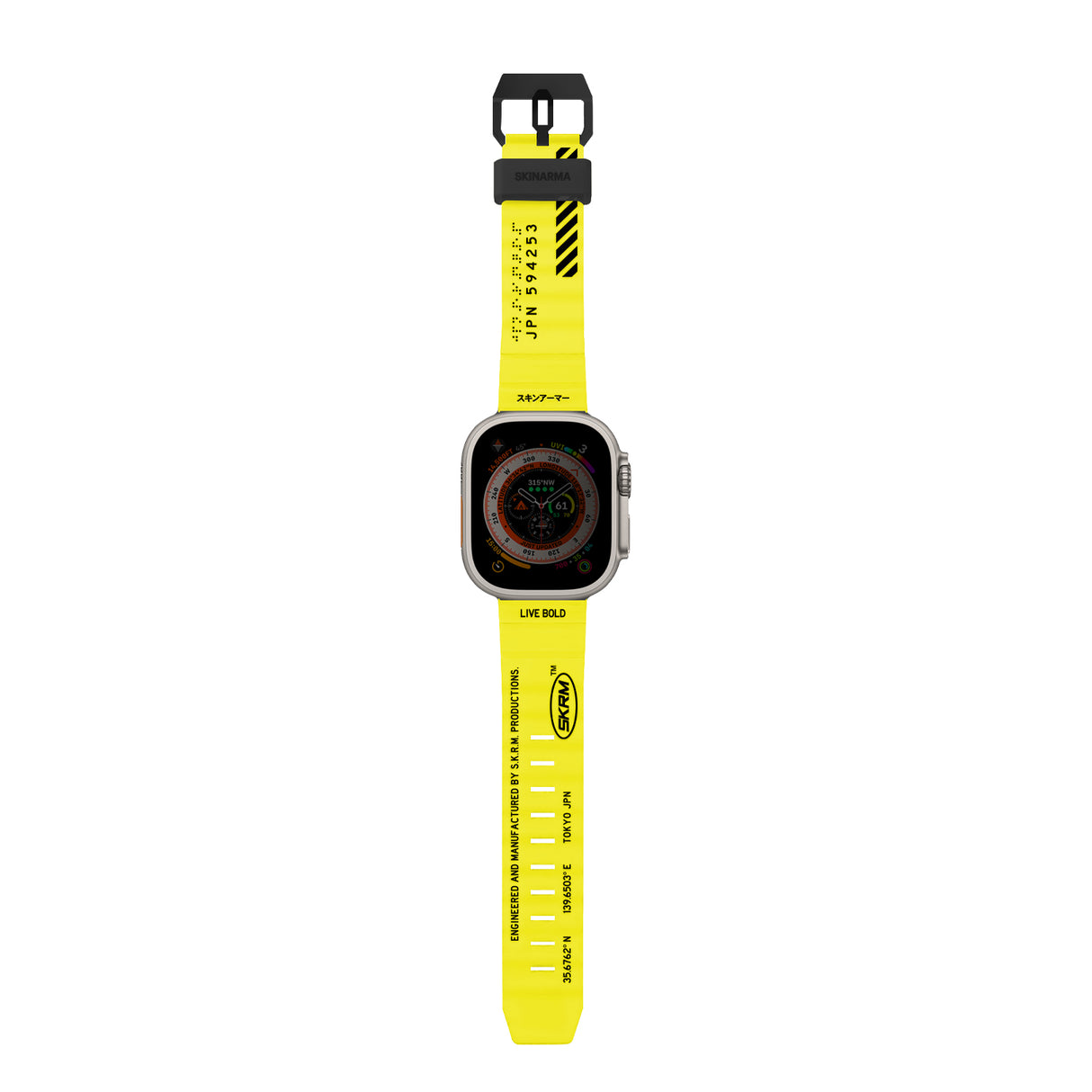 Apple Watch Ultra 49mm SkinArma Shokku Silikon Kordon