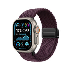 Apple Watch Ultra 49mm Zore KRD-134 Örgü Tasarımlı Hasır Kordon Strap Kayış