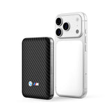 BMW Orjinal Lisanslı PU Karbon Tasarımlı Led Işık Göstergeli Magnetik Powerbank 5000mAh