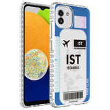 Galaxy A03 Kılıf Airbag Kenarlı Renkli Desenli Silikon Zore Elegans Kapak