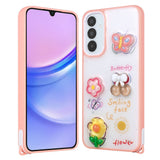 Galaxy A05S Kılıf Parlayan Simli Kabartma Figürlü Zore Cevze Kapak