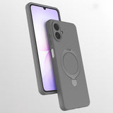 Galaxy A07 Kılıf M-safe Şarj Özellikli Standlı Zore Samara Kapak