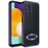 Galaxy A13 4G Kılıf Kamera Korumalı Logo Gösteren Zore Omega Kapak