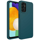 Galaxy A13 4G Kılıf Metal Çerçeve ve Buton Tasarımlı Silikon Zore Luna Kapak