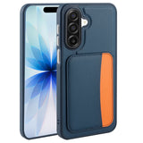 Galaxy A17 Kılıf Kartlıklı Zore X-Kart Silikon Kapak